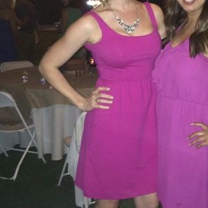 Hot Pink Midi Dress by Cynthia Rowley